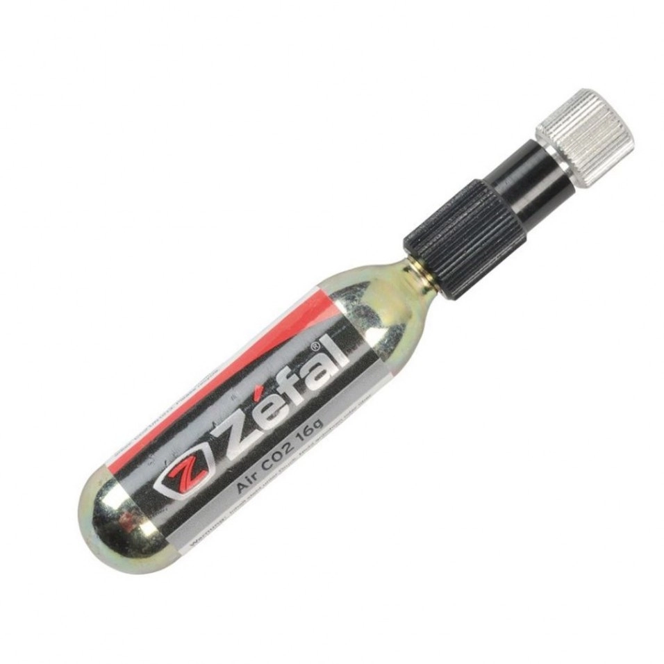 Cartucho Zefal CO2 16g + Adaptador Con Regulador EZ Control 3 Cartucho Zefal CO2 16g + Adaptador Con Regulador EZ Control