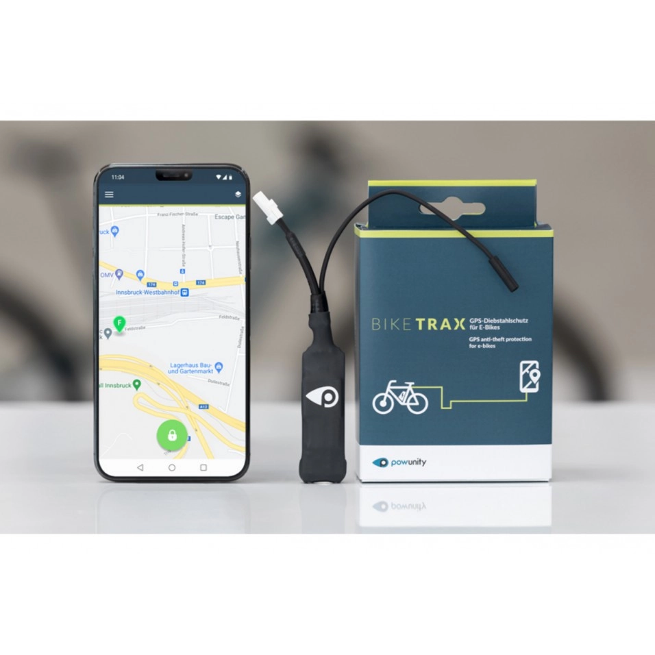 Rastreador GPS PowUnity BikeTrax Para Shimano 3 Rastreador GPS PowUnity BikeTrax Para Shimano