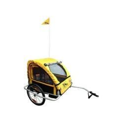 Mwave Remolque / Carrito M-Wave 2 Niños Con Suspensión